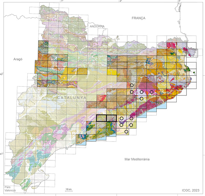 GT I. Mapa geològic 1:25.000