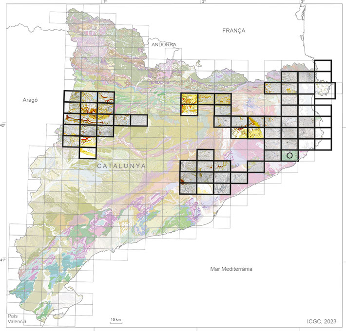 GT VI. Mapa per a la prevenció dels riscos geològics 1:25.000